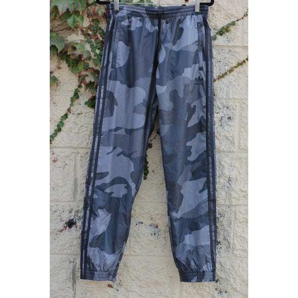 adidas camo woven pants